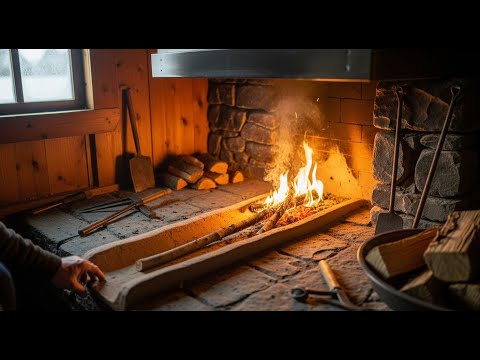 Видео: Как “секретный приём” одного горца позволил огню гореть жарче при расходе в два раза меньше дров н