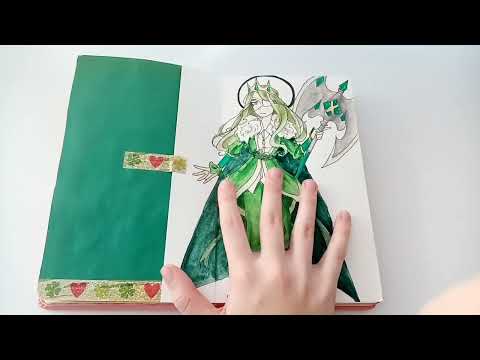 Видео: Обзор на скетчбук ✨😘