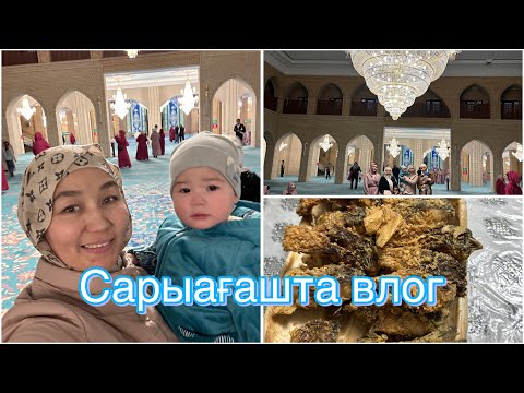 Видео: ВЛОГ: Сарыағаш мешіті көлдің  үстінде/ Катамаранға міндік