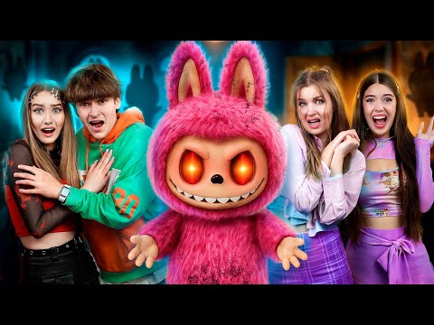 Видео: Ночевка с Проклятой Лабубу! 24 Часа в Школе с Привидениями