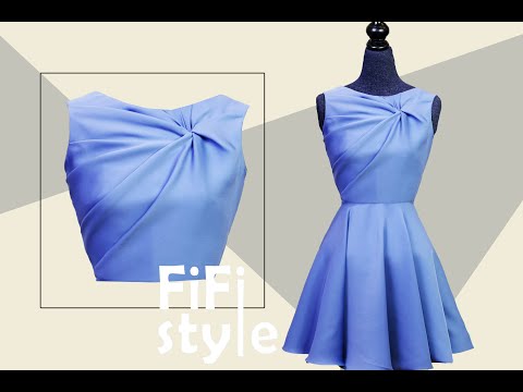 Видео: FiFi Style : Draping - Витая рубашка без шва, очень шикарный дизайн.