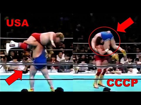 Видео: СССР против США - супер противостояние: БОЙ, РЕСЛИНГ: USSR vs USA - NJPW