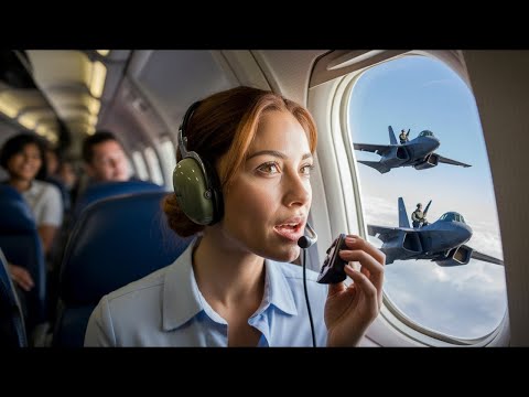 Видео: Она была всего лишь пассажиркой в 13F — пока пилоты F-22 не услышали её позывной.