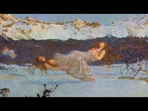 Видео: Необычные картины про зиму известных художников