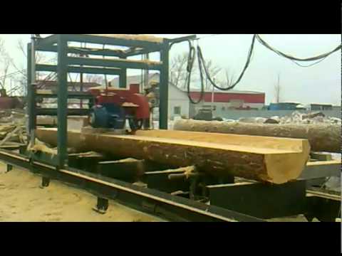 Видео: Пилорама Дисковая Угловая Ц2УБС-2. 2011 г.