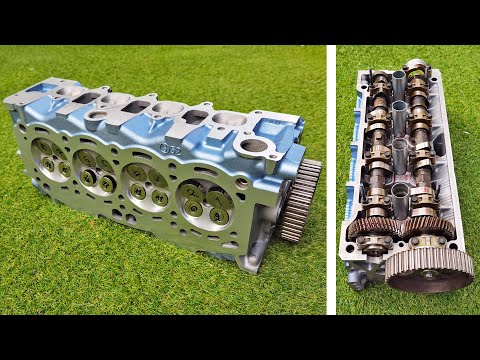 Видео: Сглобяване на цилиндровата глава - Celica-Supra (Част 57)