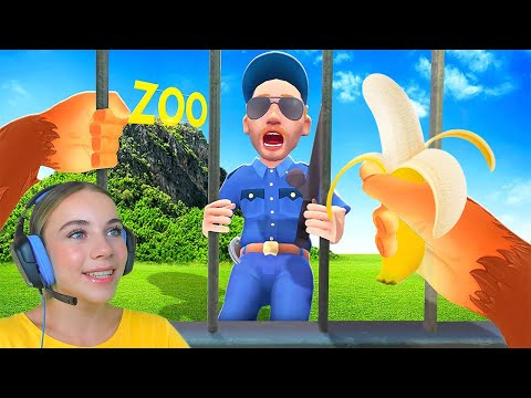Видео: ПОБЕГ ИЗ ЗООПАРКА в I Am Monkey VR