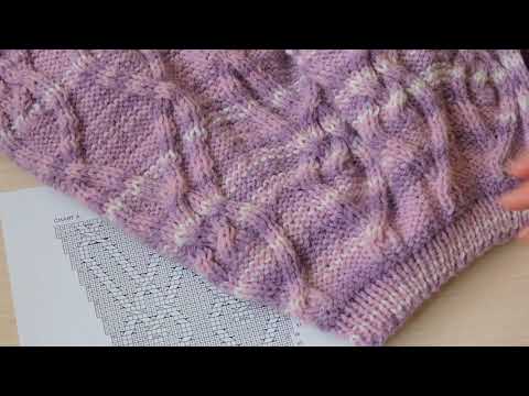 Видео: ПОНЧО~ПЕЛЕРИНА~НАКИДКА часть 1 (начинаем вязать со схемой)