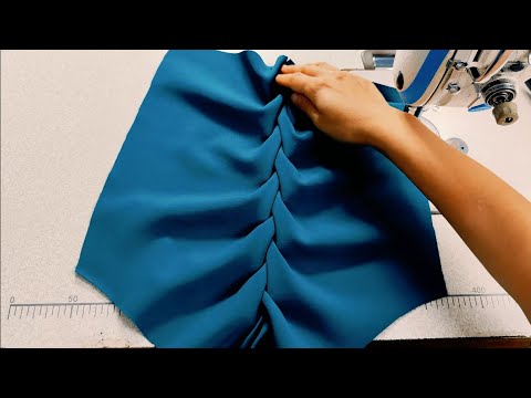 Видео: Вы не поверите, насколько легко сшить этот стильный плиссированный рукав!