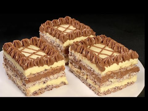 Видео: Этот торт настолько вкусный, что я готовлю его каждые выходные! Никакой муки, никакой сгущенки!