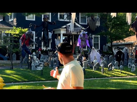 Видео: Ось як святкують Halloween у США — шалені прикраси сусідів!