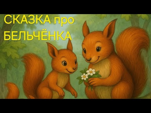 Видео: Сказка про любопытного бельчёнка/ Поучительная сказка 