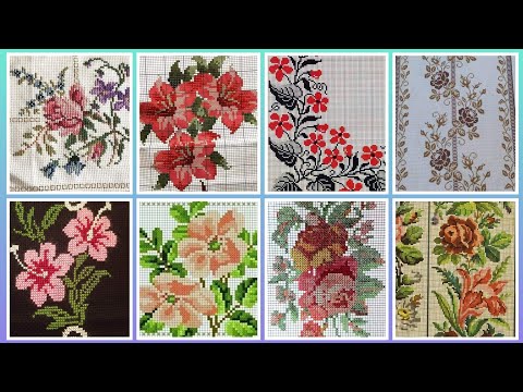 Видео: 100+ потрясающих и элегантных цветочных схем для вышивки крестом || Charsuti Kerhai Ideas For Eve...