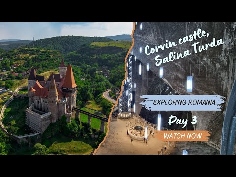 Видео: Пътуване до Румъния - Ден 3 | Romania road trip - Day 3 | Salina Turda | Corvin Castle
