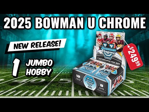 Видео: 🚨НОВЫЙ ВЫПУСК🚨 2025 BOWMAN CHROME UNIVERSITY COLLEGE FOOTBALL JUMBO HOBBY