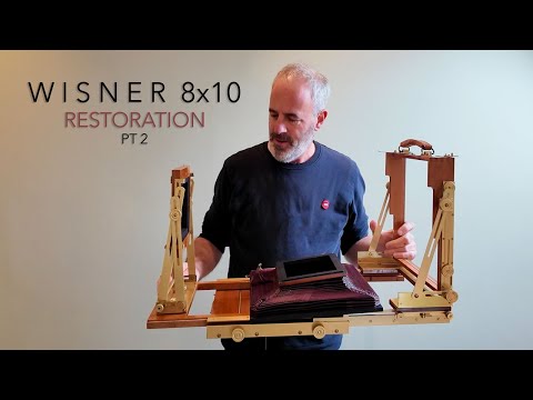 Видео: Восстановление моей широкоформатной камеры Wisner 8x10, часть 2