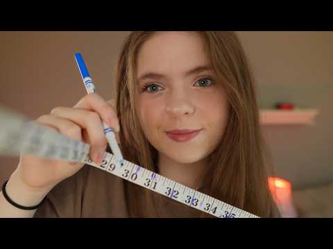 Видео: ASMR измеряю тебя и рисую на твоем лице 📏 Measuring you, tracing & drawing on your face