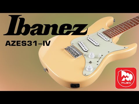 Видео: Ibanez AZES31 - электрогитара SSS с возможностью звучания хамбакеров
