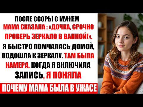Видео: ''Немедленно возвращайся домой и проверь зеркало в ванной!'' сказала мне мама. Но что я там нашла...