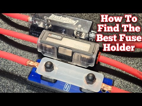 Видео: Как найти лучший держатель предохранителя для усилителя