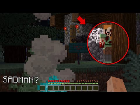 Видео: 😨 Неужели существо Sadman может быть в Вашем мире Майнкрафт? (Страшный сид)