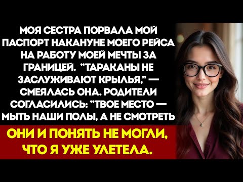 Видео: Моя Сестра Порвала Мой Паспорт Накануне Моей Работы Мечты За Границей Тараканы Не Заслуживают