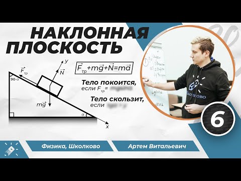 Видео: Наклонная плоскость. Расстановка сил | 50 уроков физики (6/50)