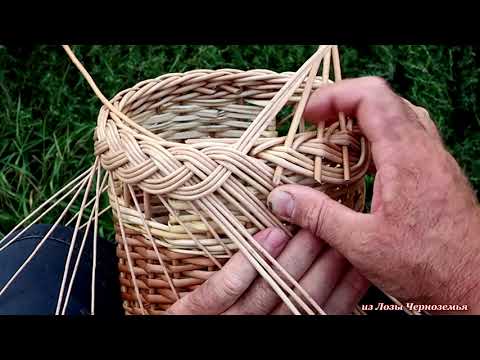 Видео: По кромке вазы косичка в 4 прута от А до Я