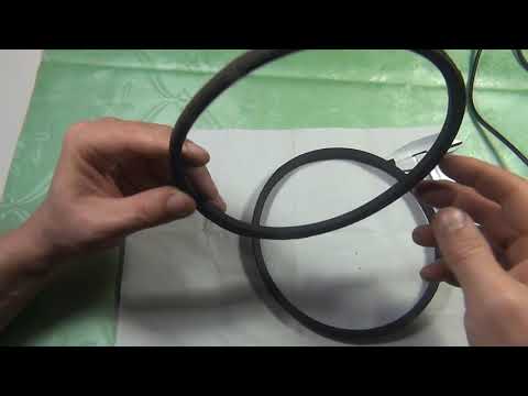 Видео: Ремень клиновой Z0   500 Technobelt   Токарный станок ТШ3