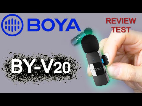 Видео: МИКРОФОН BOYA BY-V 20 / Беспроводной петличный / ОБЗОР / ТЕСТ / review с AliExpress