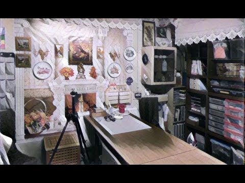 Видео: Room tour.   Моя креативная мастерская.