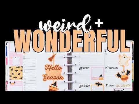 Видео: Хэллоуин – Сезонный учитель – Планируйте вместе со мной, счастливая панель инструментов