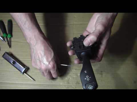 Видео: BMW 5 серии E39  Рычаг переключения поворотов . Как разобрать ? Что внутри ?