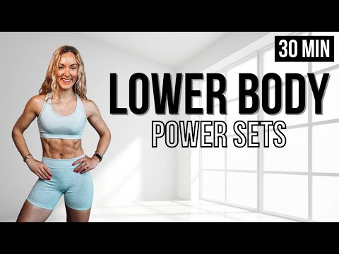 Видео: 🌶 30-минутные суперсеты для нижней части тела | Ноги и ягодицы. Домашняя тренировка с гантелями и...