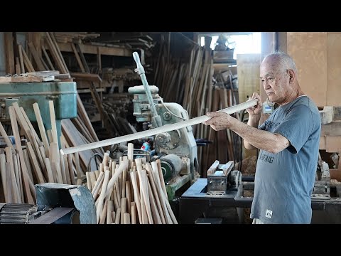 Видео: Японская кузнечная техника: Изготовление деревянного боккэна
