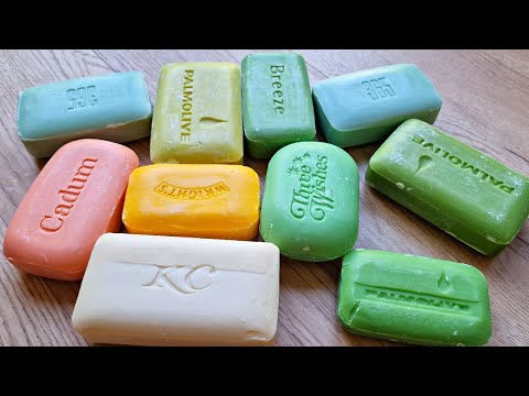 Видео: ASMR SOAP. 💚💚Резка сухого мыла. Satisfying video💚💚