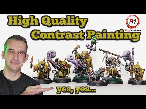 Видео: Как покрасить Чумной набор Скаббика | Warhammer Underworlds | Skaven