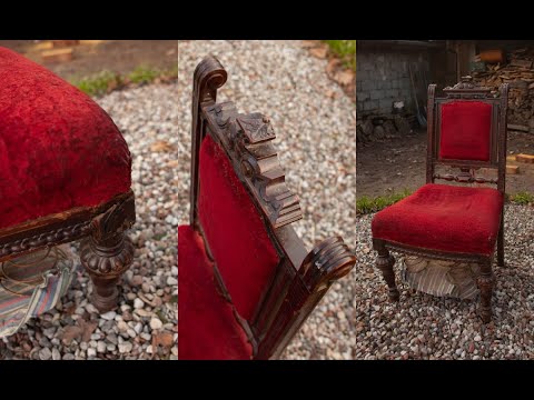 Видео: Восcтановление векового стула из Кёнигсберга / Restoration of antique chair from Kenigsberg