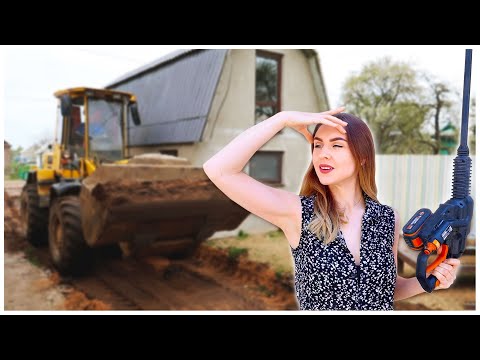 Видео: 🔥 РАЗНЕСЛИ ПОЛДВОРА, ЧТОБЫ СДЕЛАТЬ ПОДЪЕЗДНУЮ ДОРОЖКУ😲