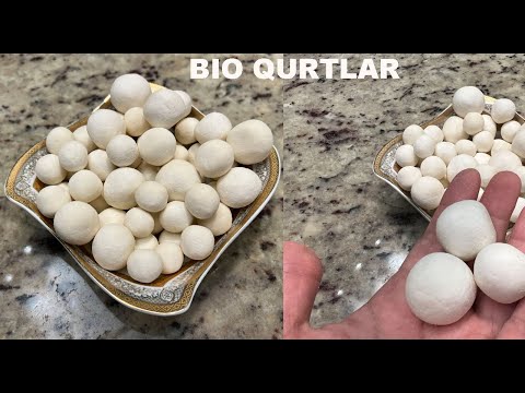 Видео: BIO VA ERMAK QURUTLARNI UY SHAROITIDA TAYYORLADIM/как приготовить курт в домашних условиях/curd/qurt