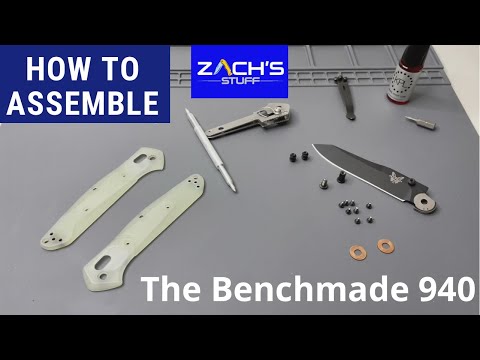 Видео: Как собрать Benchmade 940 Osborne