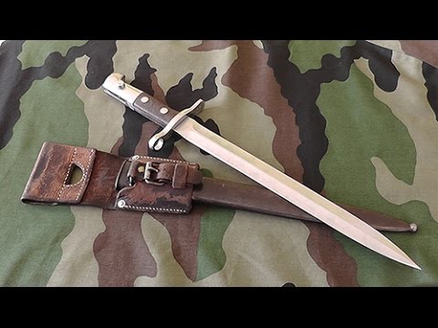 Видео: Швейцарский штык нож к винтовке К 31