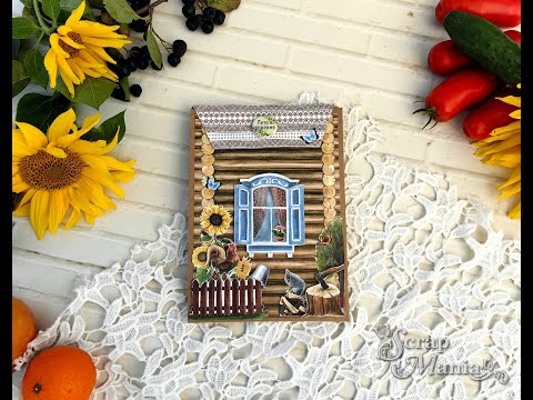 Видео: Дидактический альбом "Лето в деревне"/ скрапбукинг