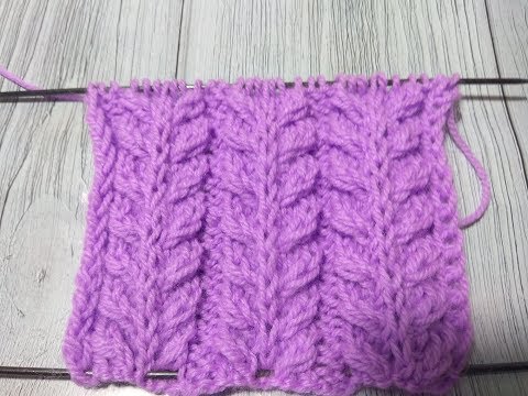 Видео: Очаровательный узор спицами под названием"" ГИАЦИНТ""