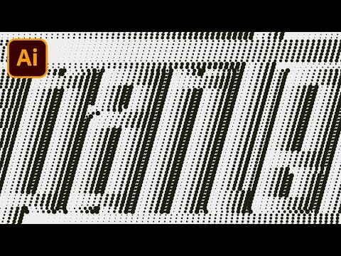 Видео: Как быстро создать голографический текст в Illustrator