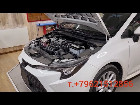 Видео: TOYOTA COROLLA 2020г. бензин,установка авто-сигнализации PANDORA VX-4G GPS г.Хабаровск