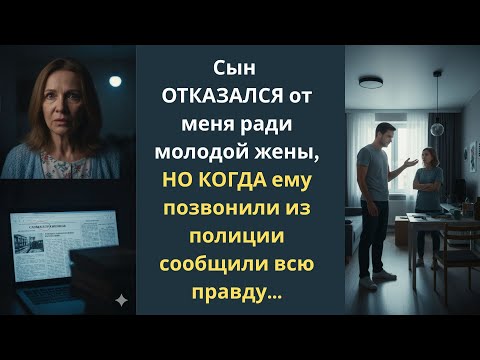 Видео: Сын ОТКАЗАЛСЯ от меня ради молодой жены, НО КОГДА ему позвонили из полиции сообщили всю правду…