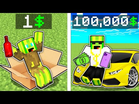Видео: КАВУН ЗА 1$ ПРОТИ 100000$ У МАЙНКРАФТІ