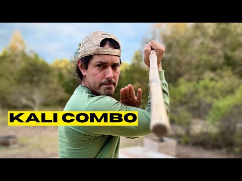 Видео: Комбинация ударов палкой Кали | Филиппинские боевые искусства