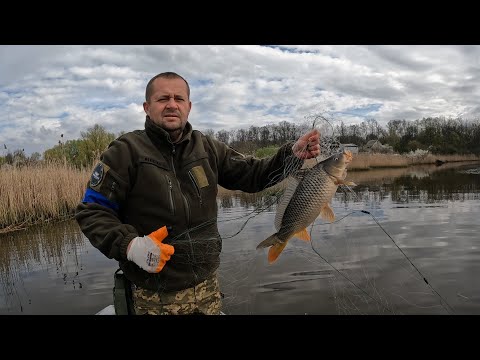 Видео: Рейд по заливам Днепра апрель 2023 🐟 Весенняя рыбалка браконьерскими сетями